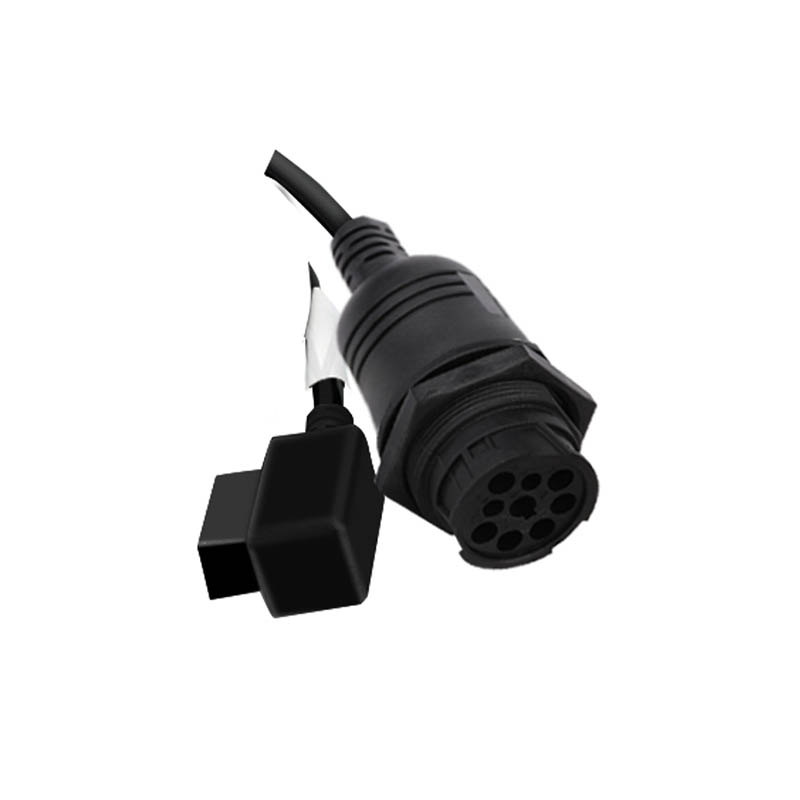 OEM ODM Black 9-Pin J1939 Male/Female Connector Can Bus Cable for Communication