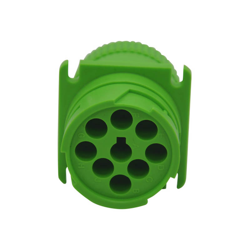 OEM ODM Green J1939 9pin Diagnostic Connector J 1939 Connector Accessories