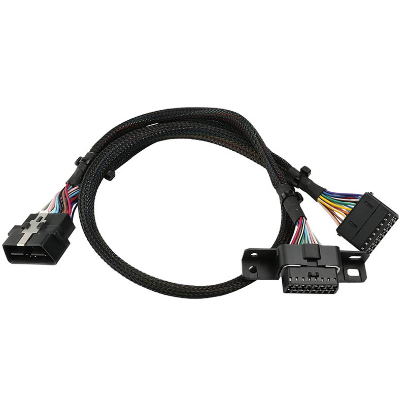 High Quality 16 Pin Universal Obdii Obd Split Splitter Y Cable