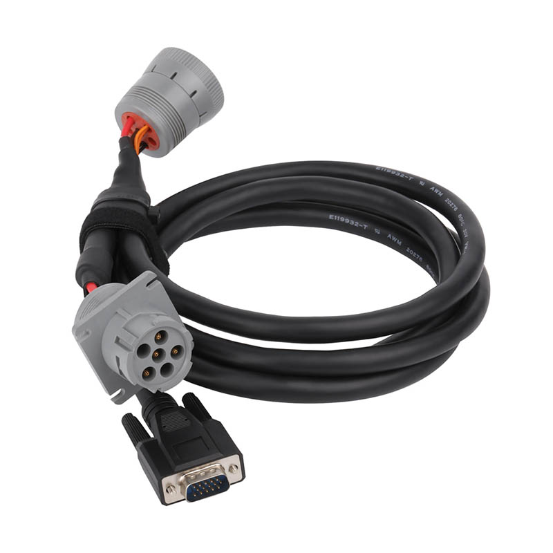 High Quality J1708 J1939 Male to Female D-SUB 15Pin Deutsch Connector Plug Y Cable Splitter for Code Readers