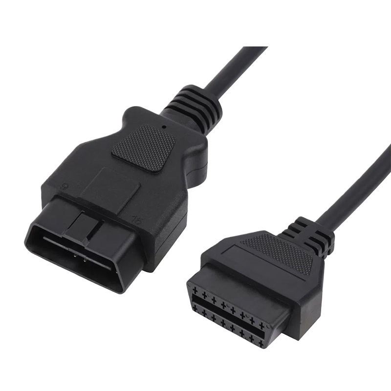 Custom 1M 16pin 12 24V Male Female J1962 Car Obd Ll Obd 2 Obd2 Connector Extension Cable
