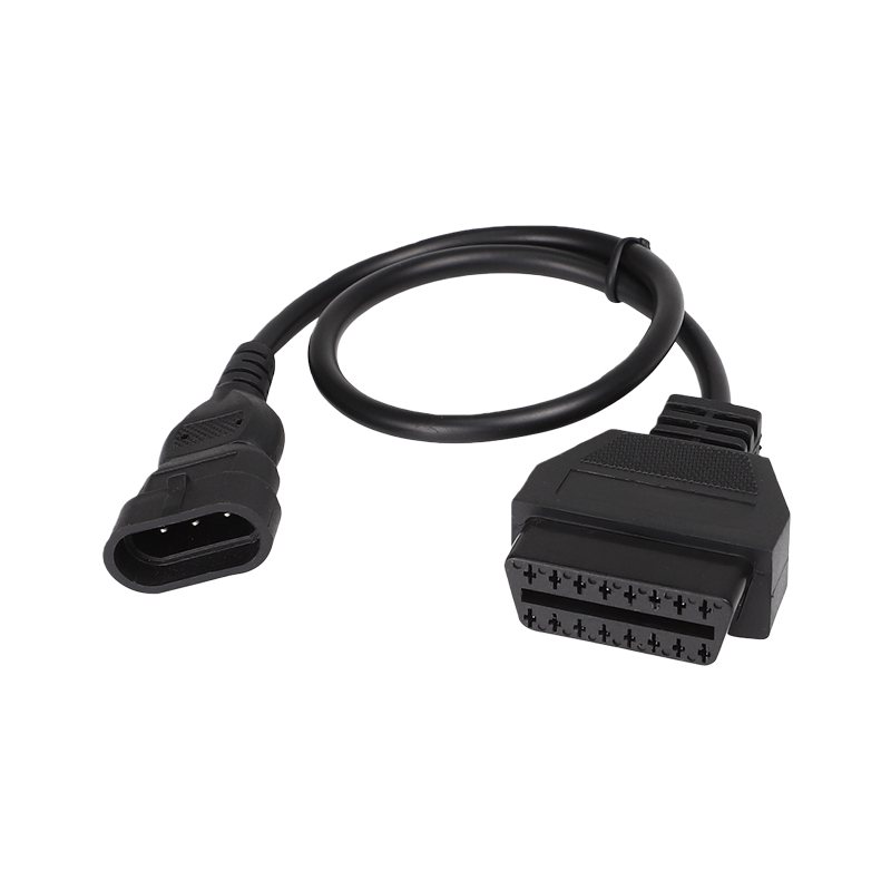Custom Cables OBD2 OBDII Male To Female 16Pin Connector Extension Cable Harness