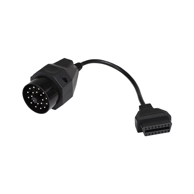 Custom OBD2 Y Cable OBDII Male to 2 OBDII2 Female PVC Ribbon Cable