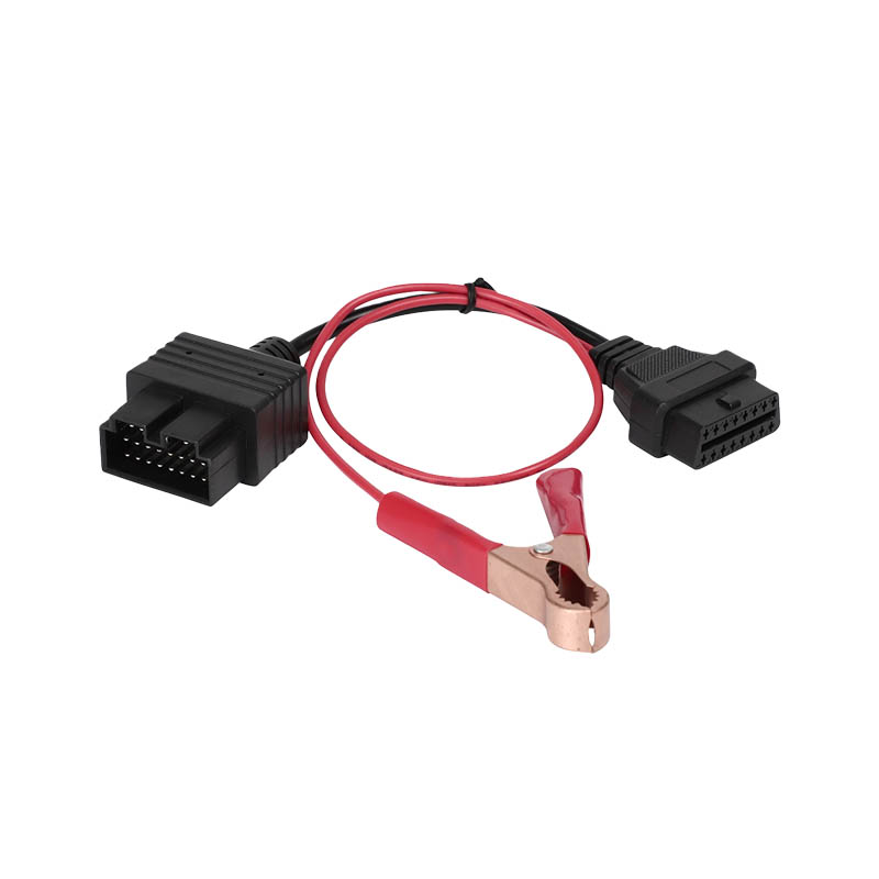 16Pin Male Metal Buckle To 16Pin Female OBD 2 OBD Ll OBD 2 Connector Extension Cable For Truck Maintenance Diagnosis