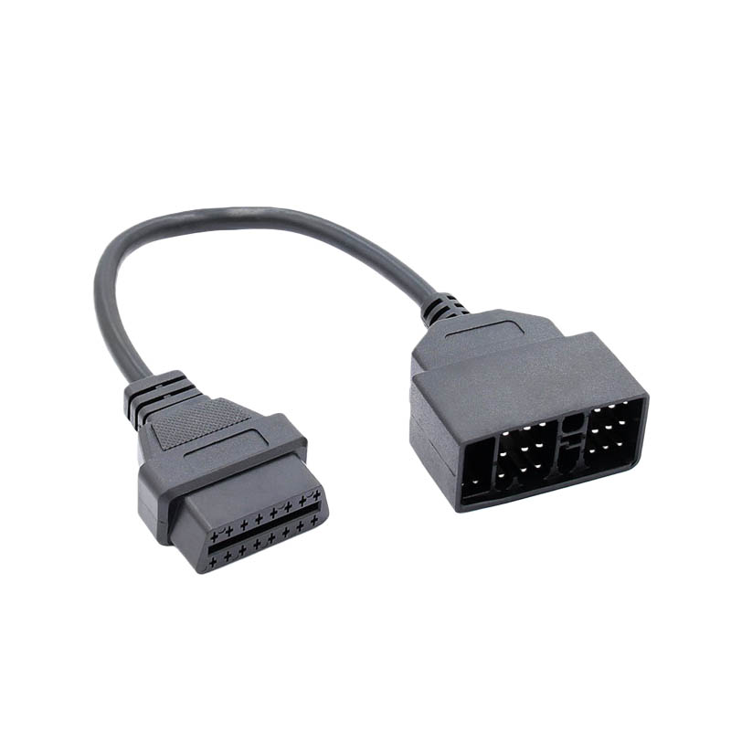 High Quality 16-Pin Male OBD Connector For 24V Diagnostic Tools Obd Code Reader