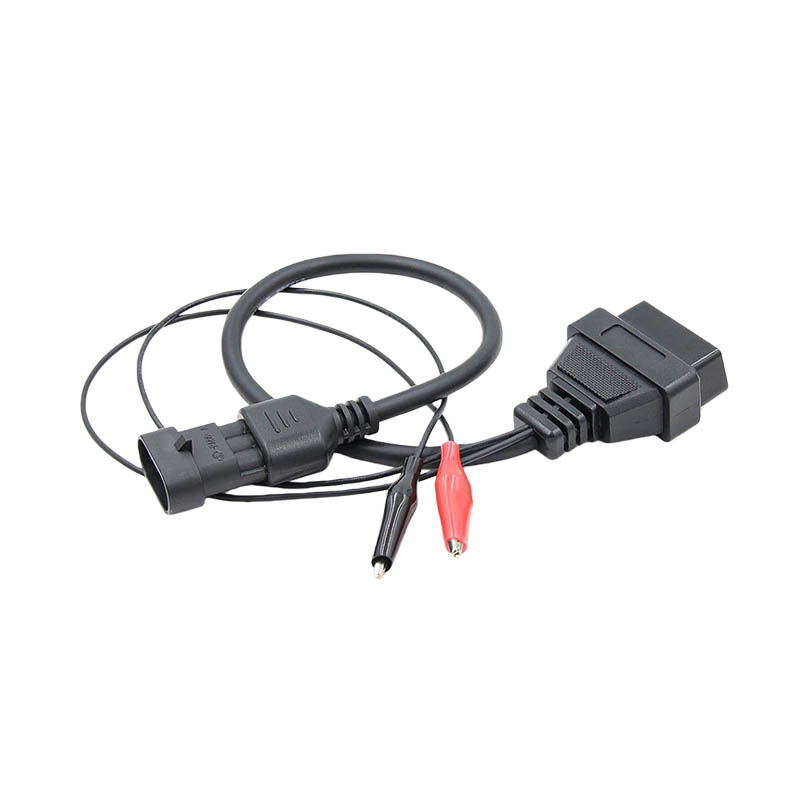 OBD2 Male Y Cable Wire Harness With 16Pin Male To Female Connector DB15P Male Connector Diagnostic Harness