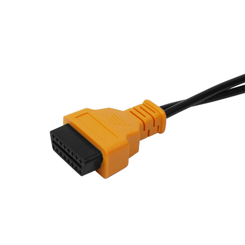 High Quality Obd2 16pin Male Plug Connector OBDII Cable OBD2 Extension Cable