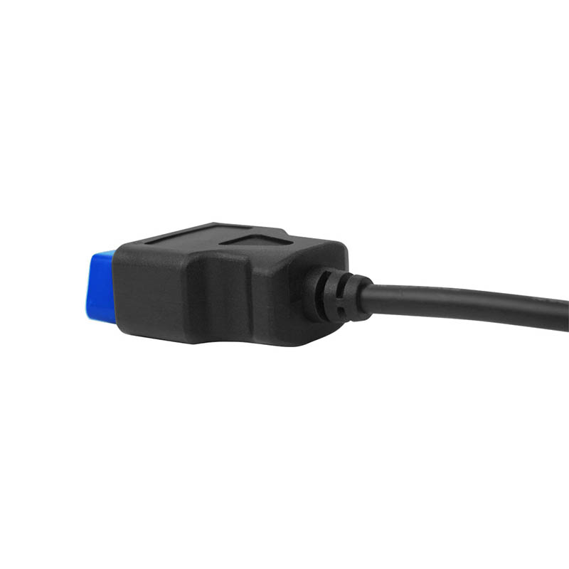High Quality Obd2 16pin Male Plug Connector OBDII Cable OBD2 Extension Cable