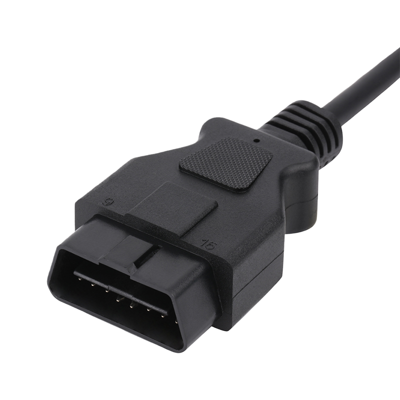 How to set the bending radius of a connector extension cable harness to avoid damage to the internal wiring?