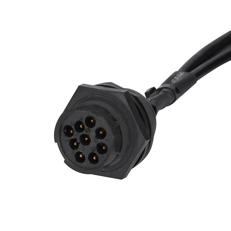 Custom J1939 9P Male To Female Connector Cable Line PVC Insulated