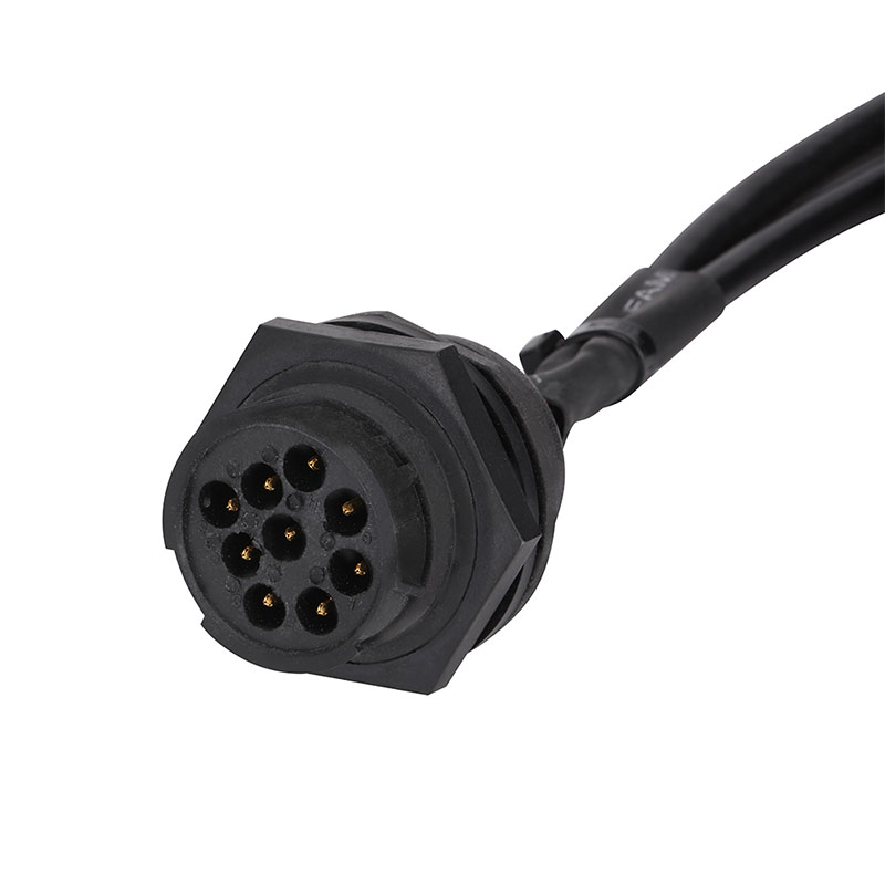 OEM ODM J1939 9Pin Male To Female Connector DB-15P Plug Y Wiring Harness For Code Reader Cable