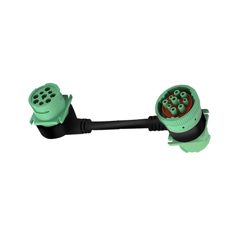 Factory Priced J 1939 9pin Female To Male Connector Wiring Harness Essential Diagnostic Tools For Trucks