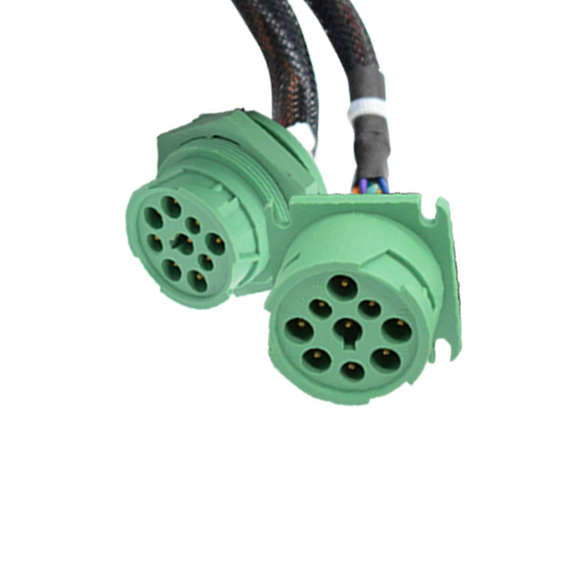Type 2 Split Y9 Pin Green Cable Excellent Connectivity And Customization