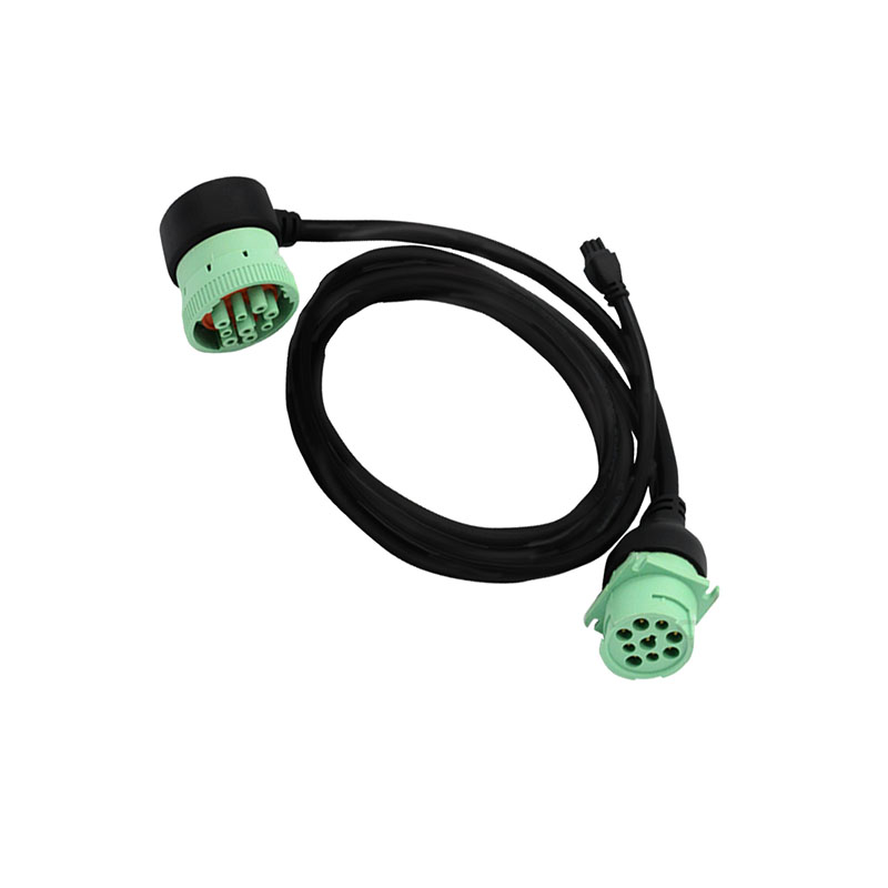 Custom J1939 9-Pin Male/Female Connector Can Bus Eld Cable With PVC Insulation