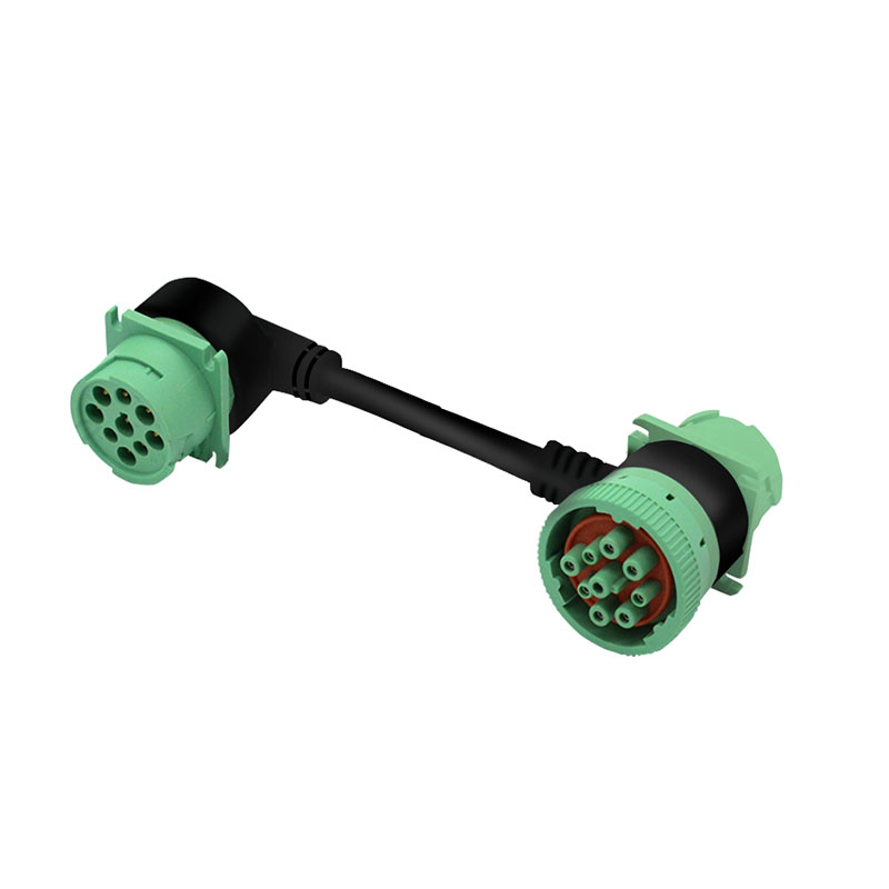 Factory Priced J 1939 9pin Female To Male Connector Wiring Harness Essential Diagnostic Tools For Trucks