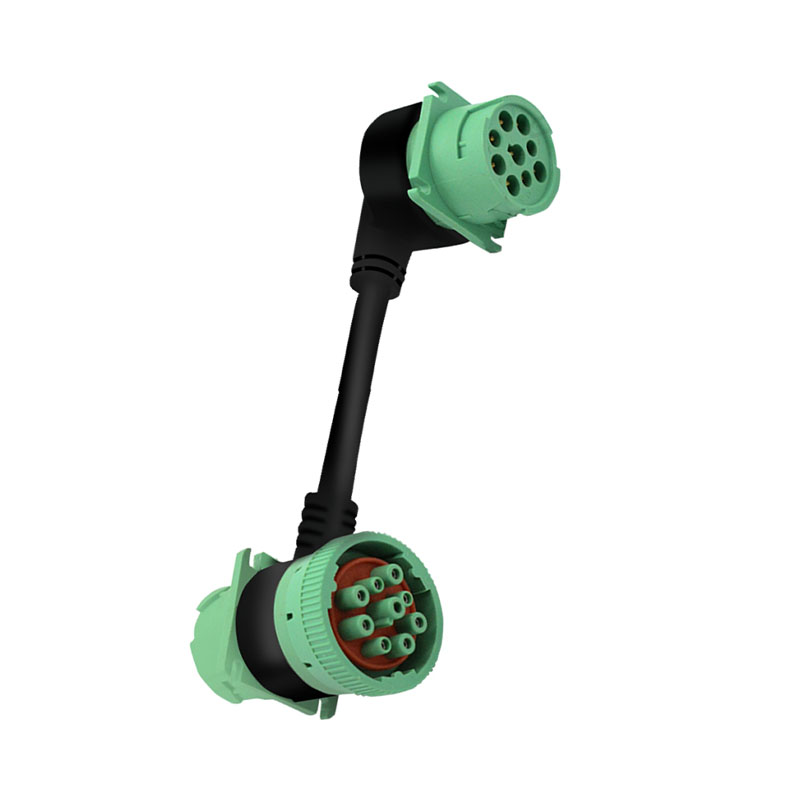 Factory Priced J 1939 9pin Female To Male Connector Wiring Harness Essential Diagnostic Tools For Trucks