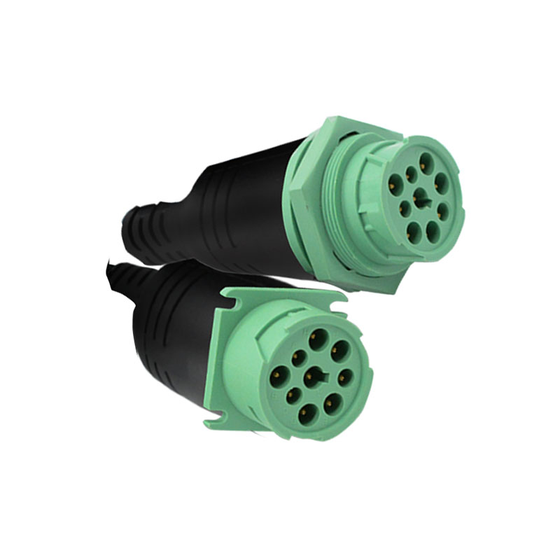 Custom Cables J1939 9P Male Female Connector Harness