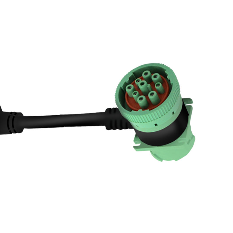 Factory Priced J 1939 9pin Female To Male Connector Wiring Harness Essential Diagnostic Tools For Trucks