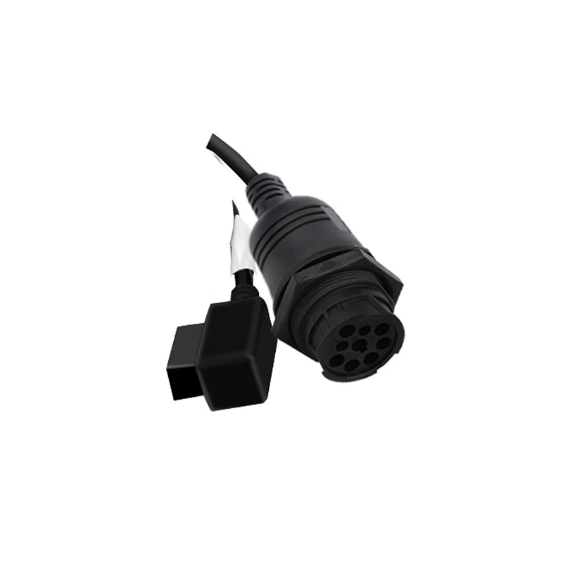 OEM ODM Black 9-Pin J1939 Male/female Connector Can Bus Cable For Communication